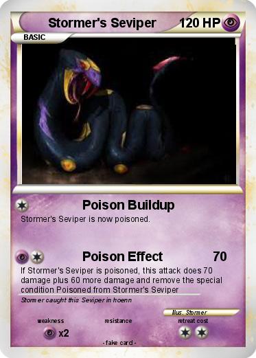 Pokemon Stormer's Seviper