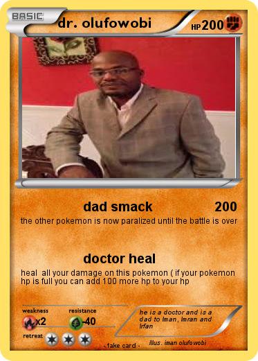 Pokemon dr. olufowobi