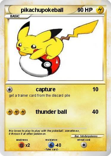 Pokemon pikachupokeball
