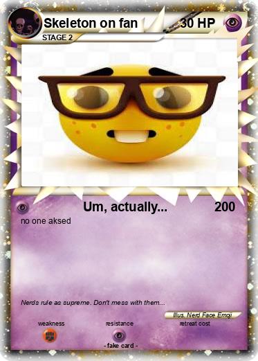 Pokemon Skeleton on fan