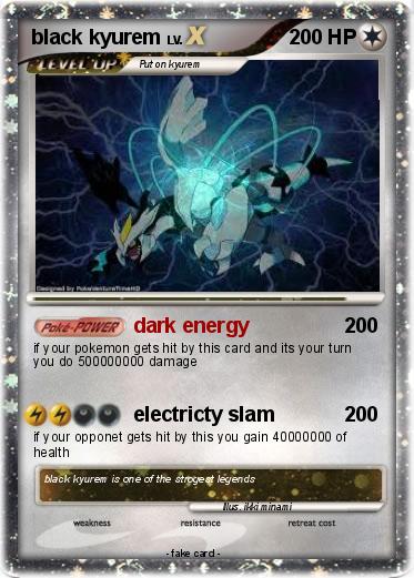 Pokemon black kyurem
