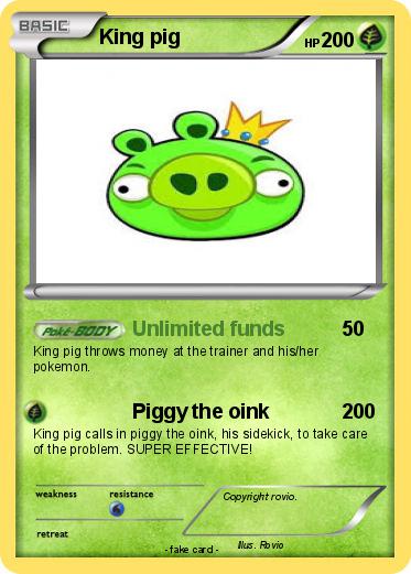 Pokemon King pig