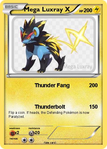 Pokemon Mega Luxray X