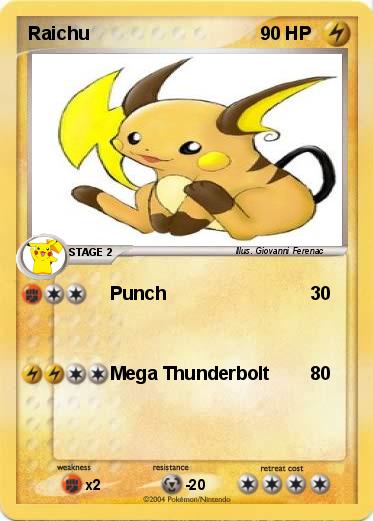 Pokemon Raichu