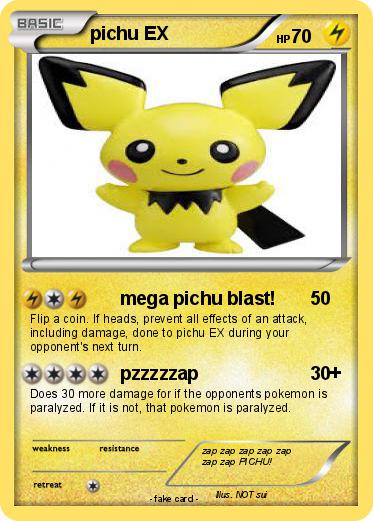 Pokemon pichu EX