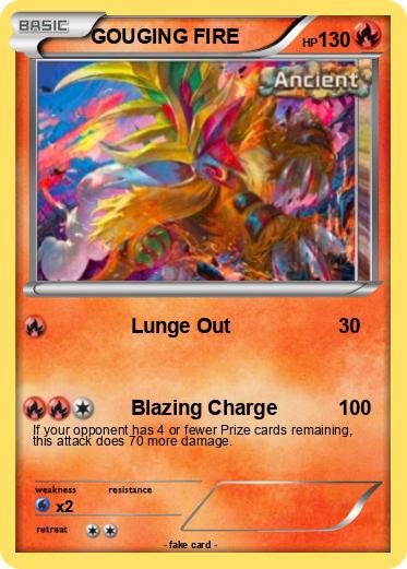 Pokemon GOUGING FIRE