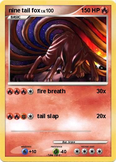 Pokemon nine tail fox