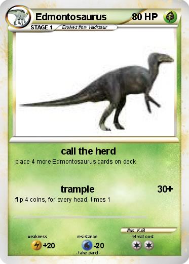 Pokemon Edmontosaurus