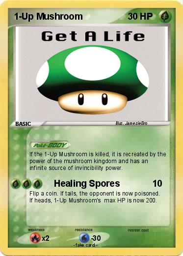 Pokemon 1-Up Mushroom