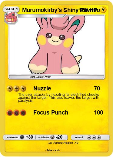 Pokemon Murumokirby's Shiny Pawmo
