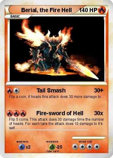Pokemon Berial, the Fire Hell