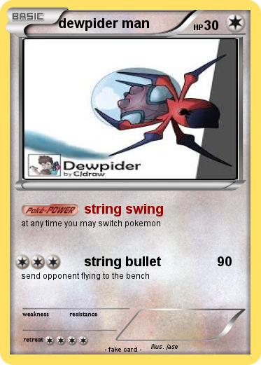 Pokemon dewpider man