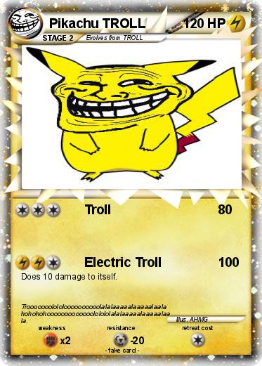 Pokemon Pikachu TROLL