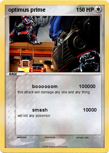 Pokemon optimus prime