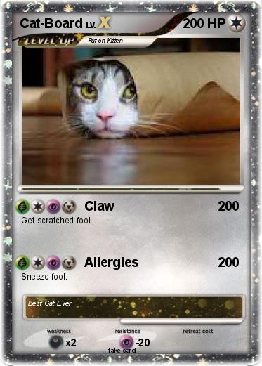 Pokemon Cat-Board