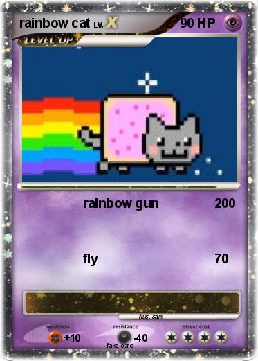 Pokemon rainbow cat