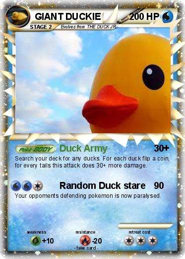 Pokemon GIANT DUCKIE