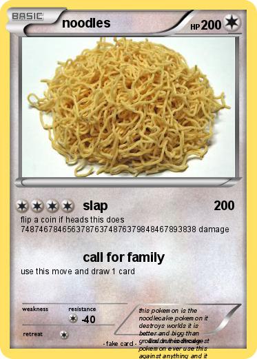 Pokemon noodles