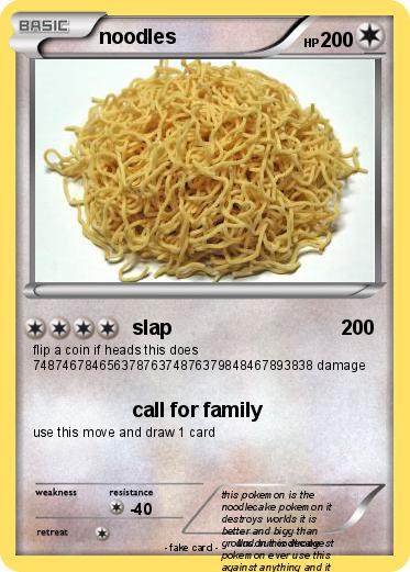 Pokemon noodles