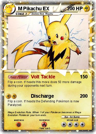 Pokemon M Pikachu EX