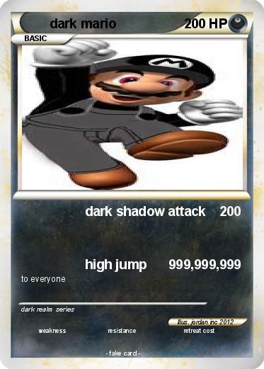 Pokemon dark mario
