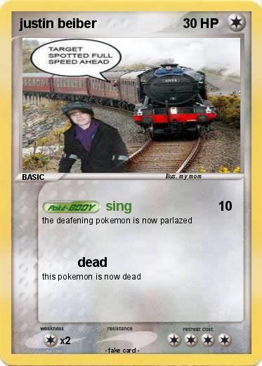 Pokemon justin beiber