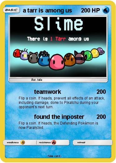 Pokemon a tarr is among us