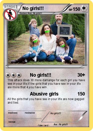 Pokemon No girls!!!