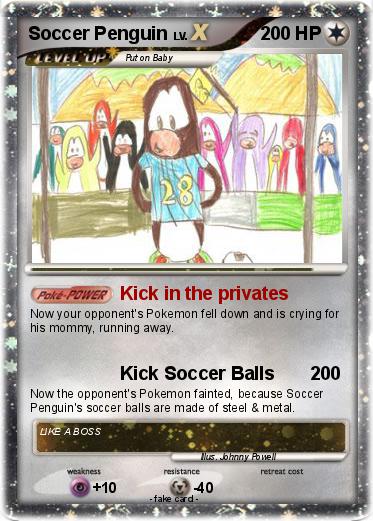 Pokemon Soccer Penguin