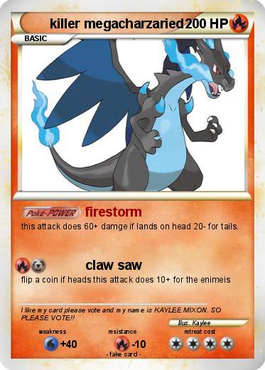 Pokemon killer megacharzaried