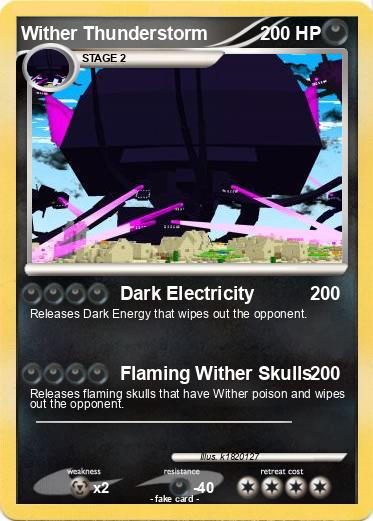 Pokemon Wither Thunderstorm