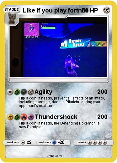 Pokemon Like if you play fortnite