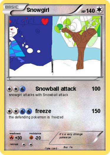 Pokemon Snowgirl