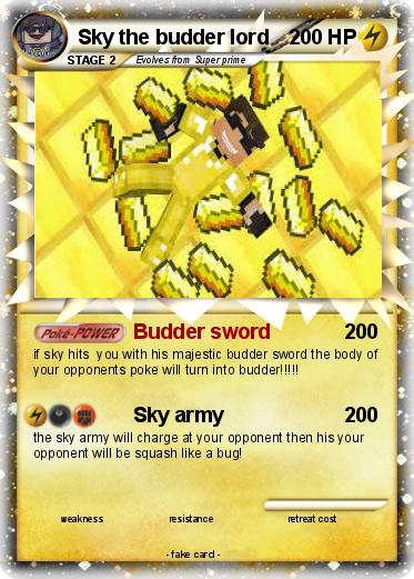 Pokemon Sky the budder lord