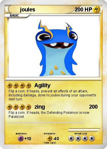 Pokemon joules