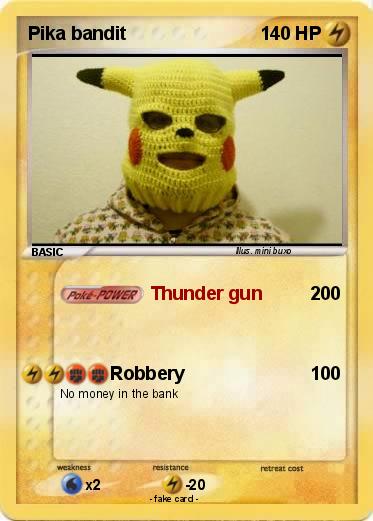Pokemon Pika bandit