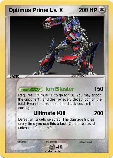 Pokemon Optimus Prime Lv. X