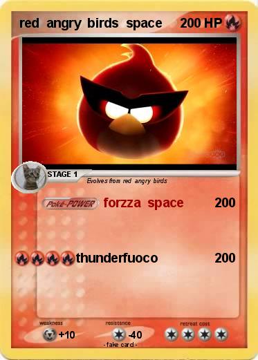 Pokemon red  angry  birds  space
