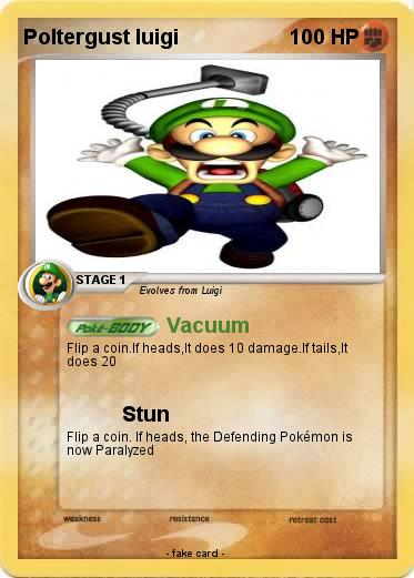 Pokemon Poltergust luigi