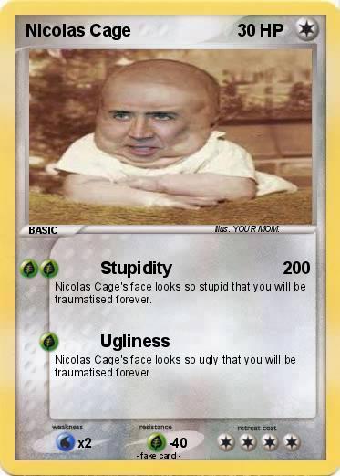 Pokemon Nicolas Cage