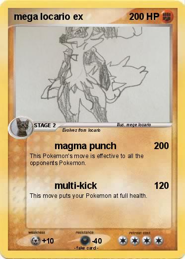 Pokemon mega locario ex