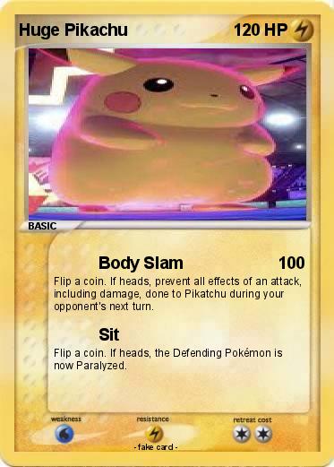 Pokemon Huge Pikachu