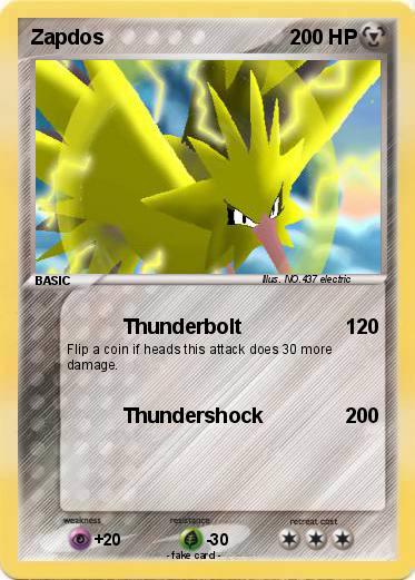 Pokemon Zapdos