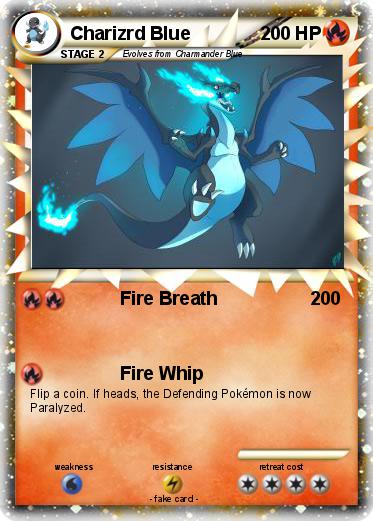 Pokemon Charizrd Blue