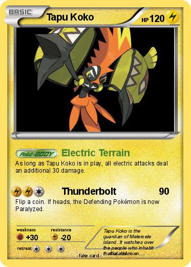 Pokemon Tapu Koko