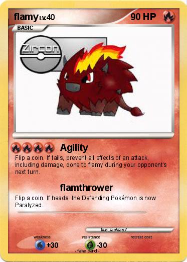 Pokemon flamy