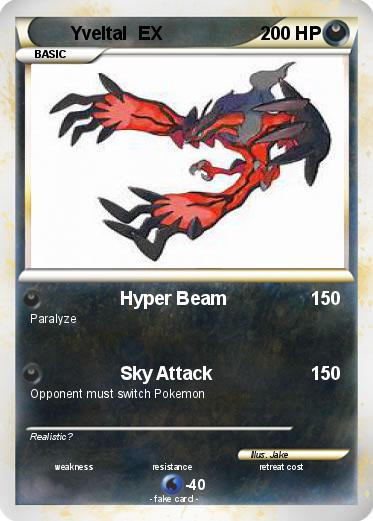 Pokemon Yveltal  EX