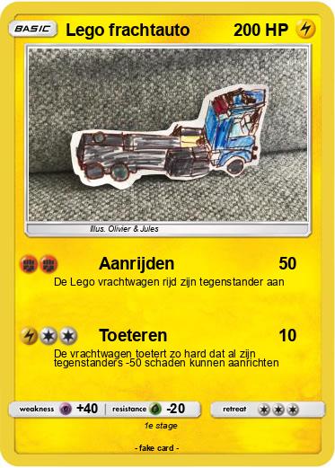 Pokemon Lego frachtauto