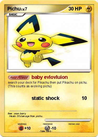 Pokemon Pichu