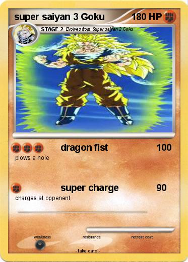 Pokemon super saiyan 3 Goku